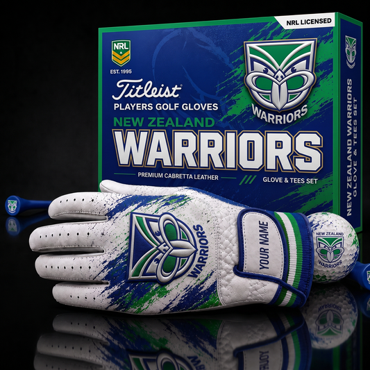 NZW LUXURY PERSONALIZED GOLF GLOVE SET LIMITED EDTION
