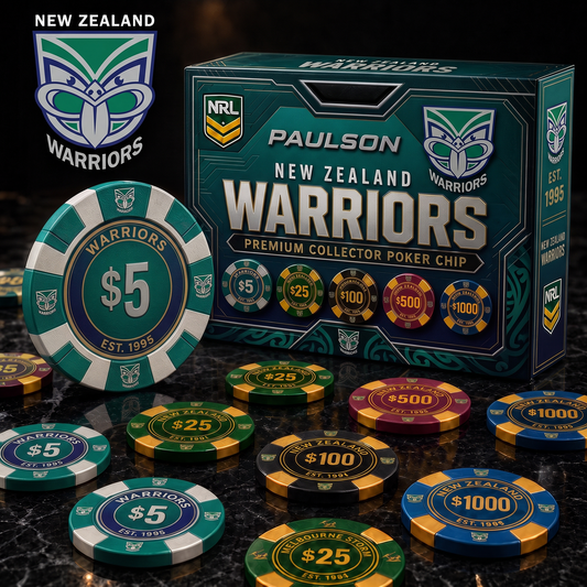 NZW X NRL Personalized Premium Poker Chip Gift