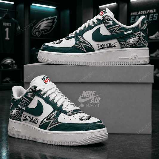 PE x NFL Premium AF1 Sneaker Personalized Gift For Fan
