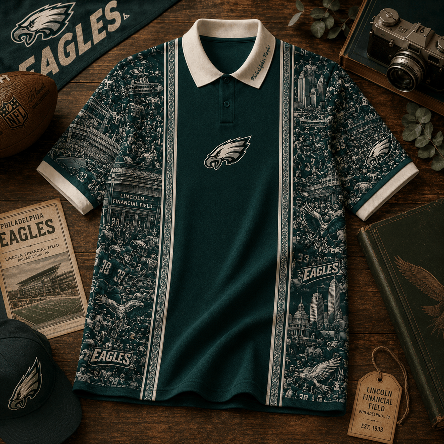 PE_NFL Heritage Polo Shirt Gifts For Fan - Limited Edition