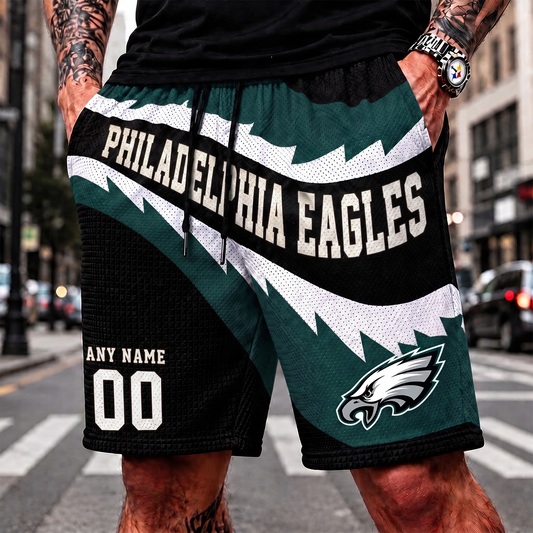 PE_NFL SHORT PANTS CUSTOM NAME & NUMBER FOR FAN