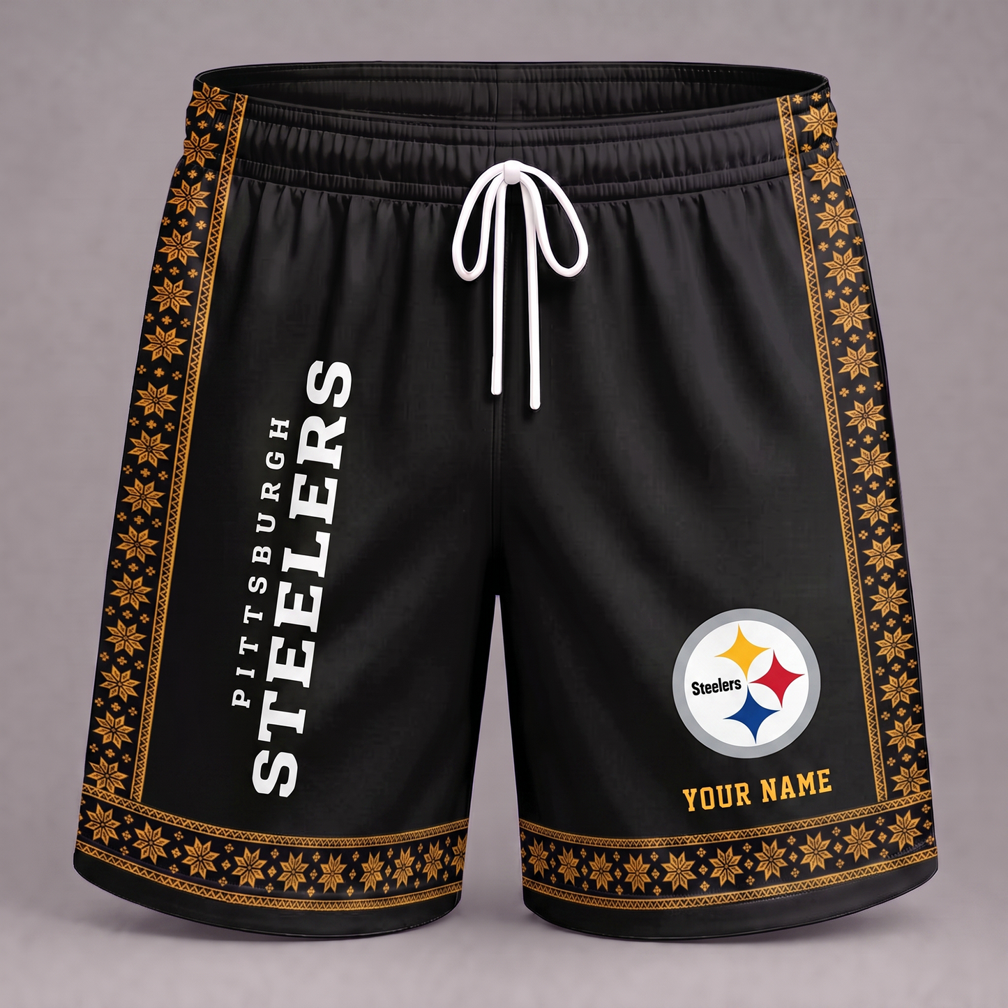 PIT X NFL New Pattern Short Pants Custom Any Name