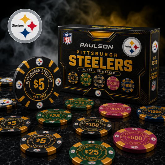 PIT X NFL Personalized Premium Poker Chip Gift