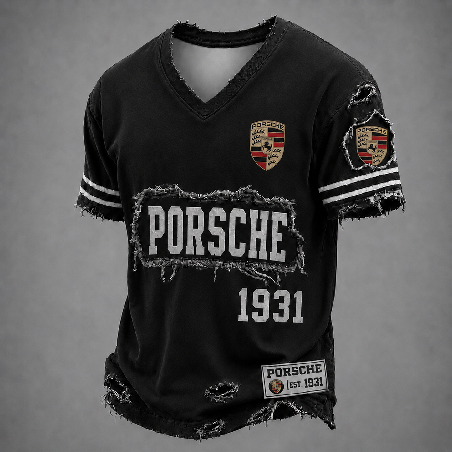 POR Premium LUXURY V-Neck T-Shirt DatND DVT