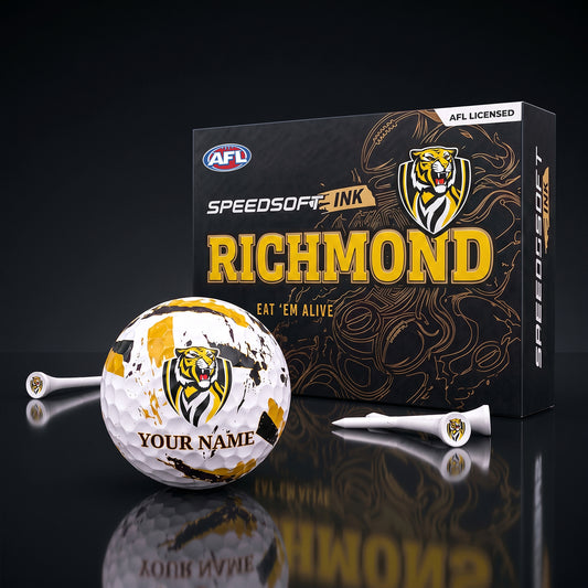 PREMIUM AFL X RIC EXCLUSIVE PERSONALIZED GOLF BALL SET LIMITED EDTION
