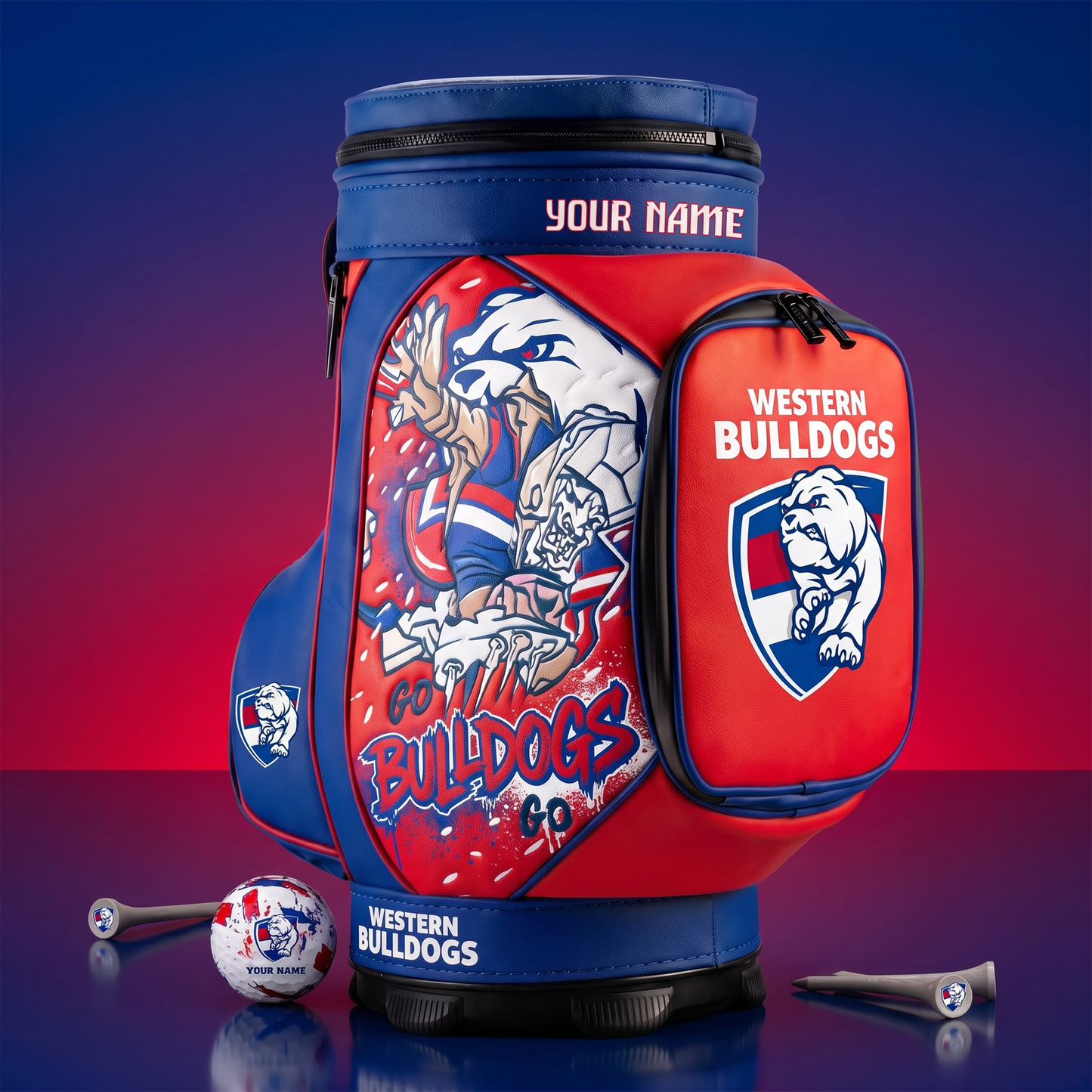 PREMIUM AFL X WB EXCLUSIVE  PERSONALIZED CADDY COOLER LIMITED EDITION