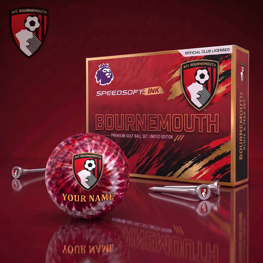 PREMIUM EPL X BOU Glam-Lux PERSONALIZED TIE-Dye GOLF BALL SET LIMITED EDTION
