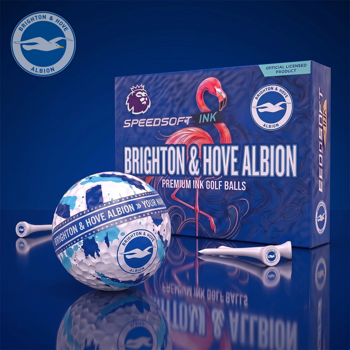 PREMIUM EPL X BRIDELUXE PERSONALIZED GOLF BALL SET LIMITED EDITION