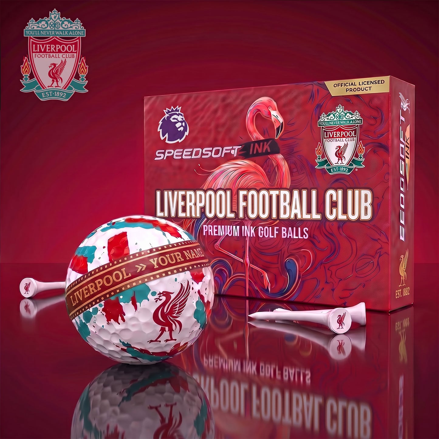 PREMIUM EPL X LIV DELUXE PERSONALIZED GOLF BALL SET LIMITED EDITION