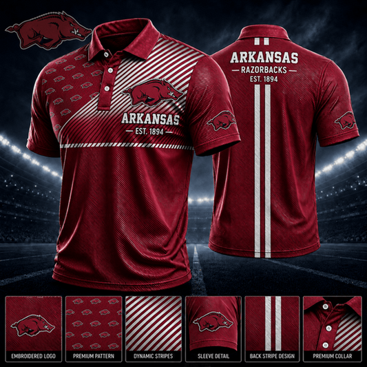 PREMIUM NCAA X ARK EXCLUSIVE POLO SHIRT LIMITED EDITION