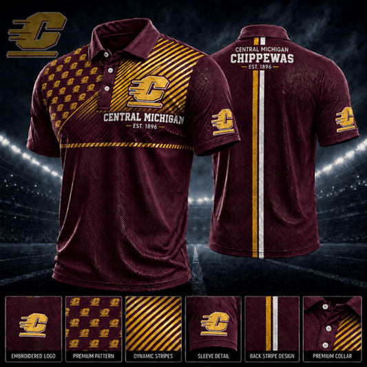 PREMIUM NCAA X CMC EXCLUSIVE POLO SHIRT LIMITED EDITION