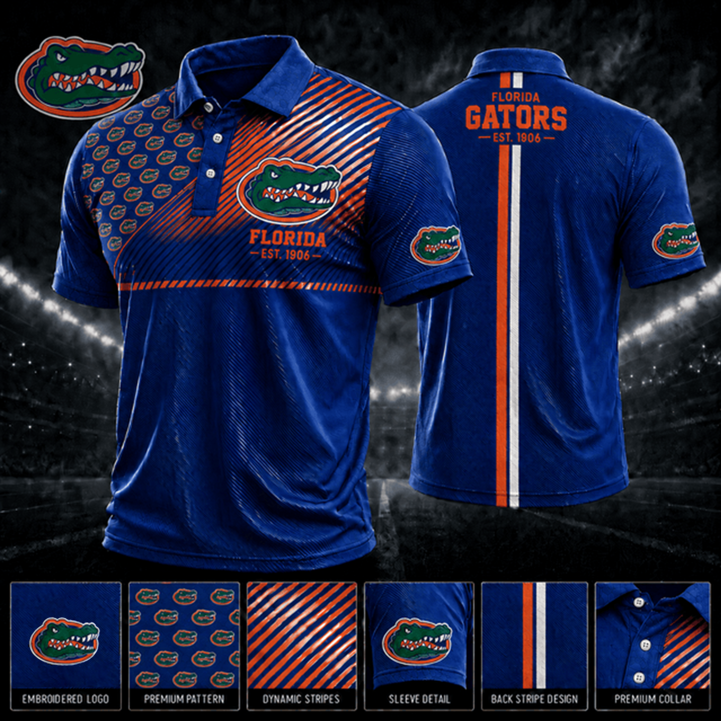 PREMIUM NCAA X FG EXCLUSIVE POLO SHIRT LIMITED EDITION