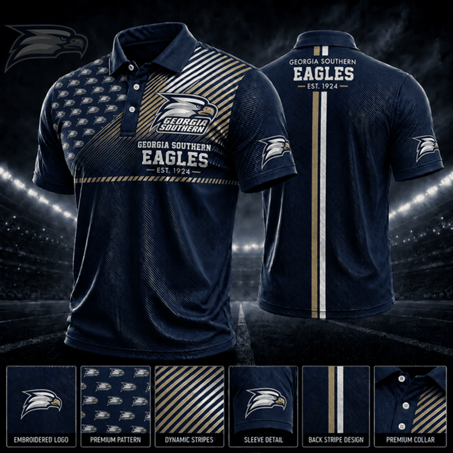 PREMIUM NCAA X GSE EXCLUSIVE POLO SHIRT LIMITED EDITION