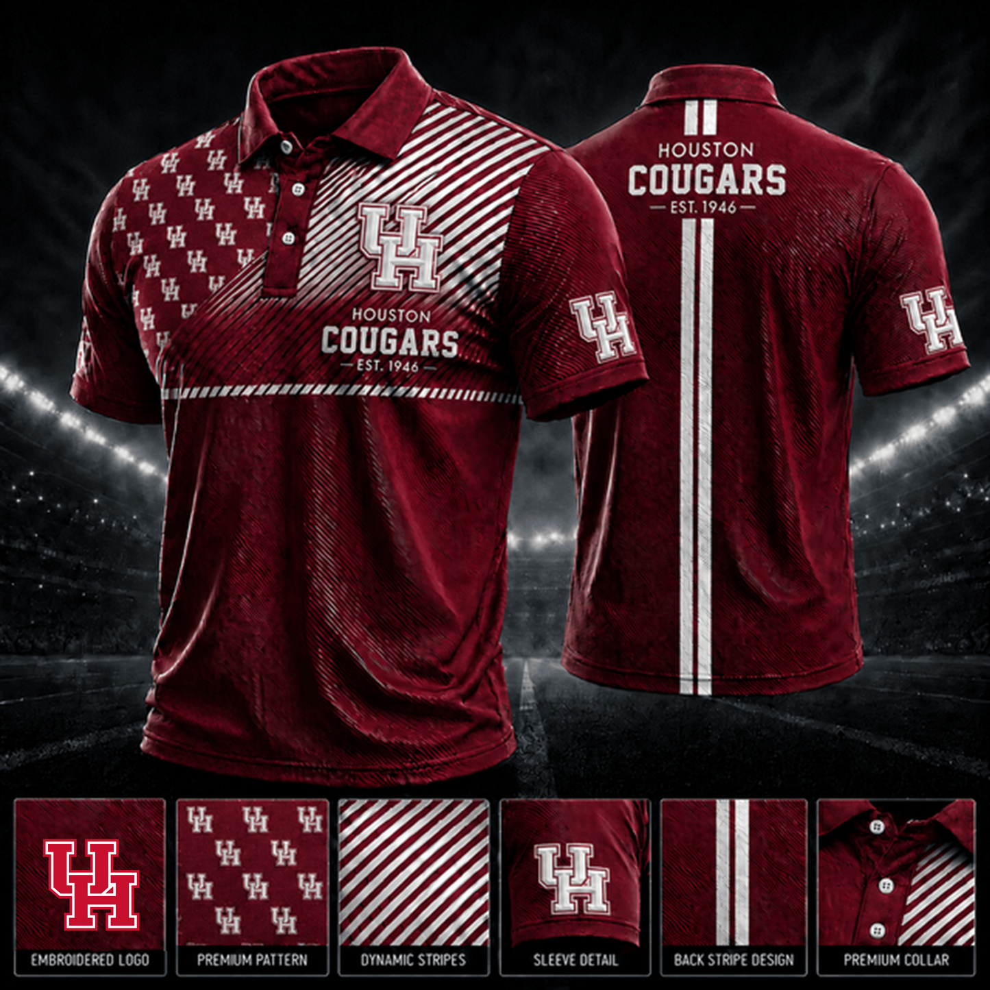 PREMIUM NCAA X HC EXCLUSIVE POLO SHIRT LIMITED EDITION