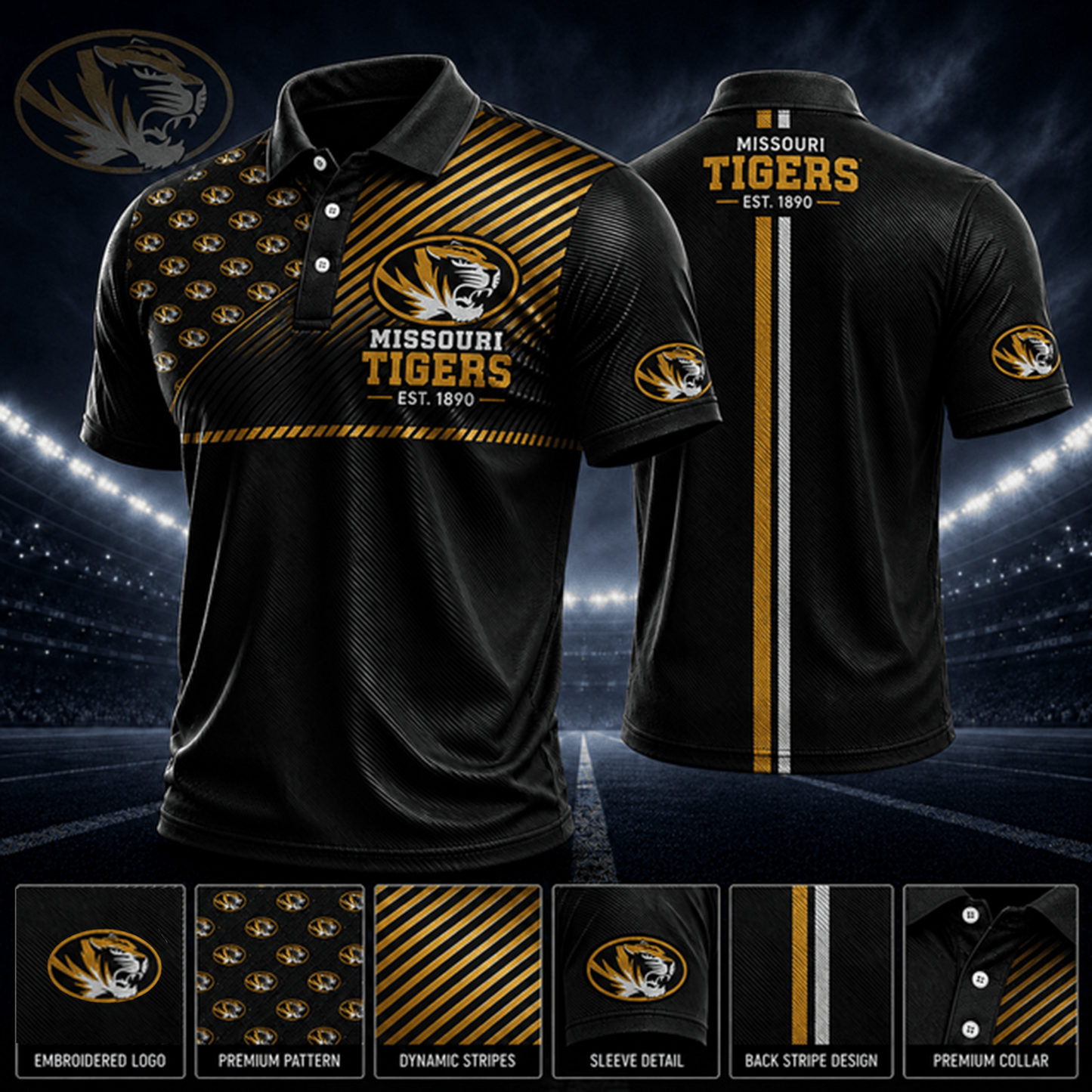 PREMIUM NCAA X MIS EXCLUSIVE POLO SHIRT LIMITED EDITION