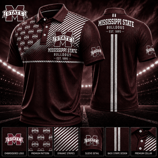 PREMIUM NCAA X MS EXCLUSIVE POLO SHIRT LIMITED EDITION