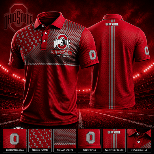 PREMIUM NCAA X OHI EXCLUSIVE POLO SHIRT LIMITED EDITION