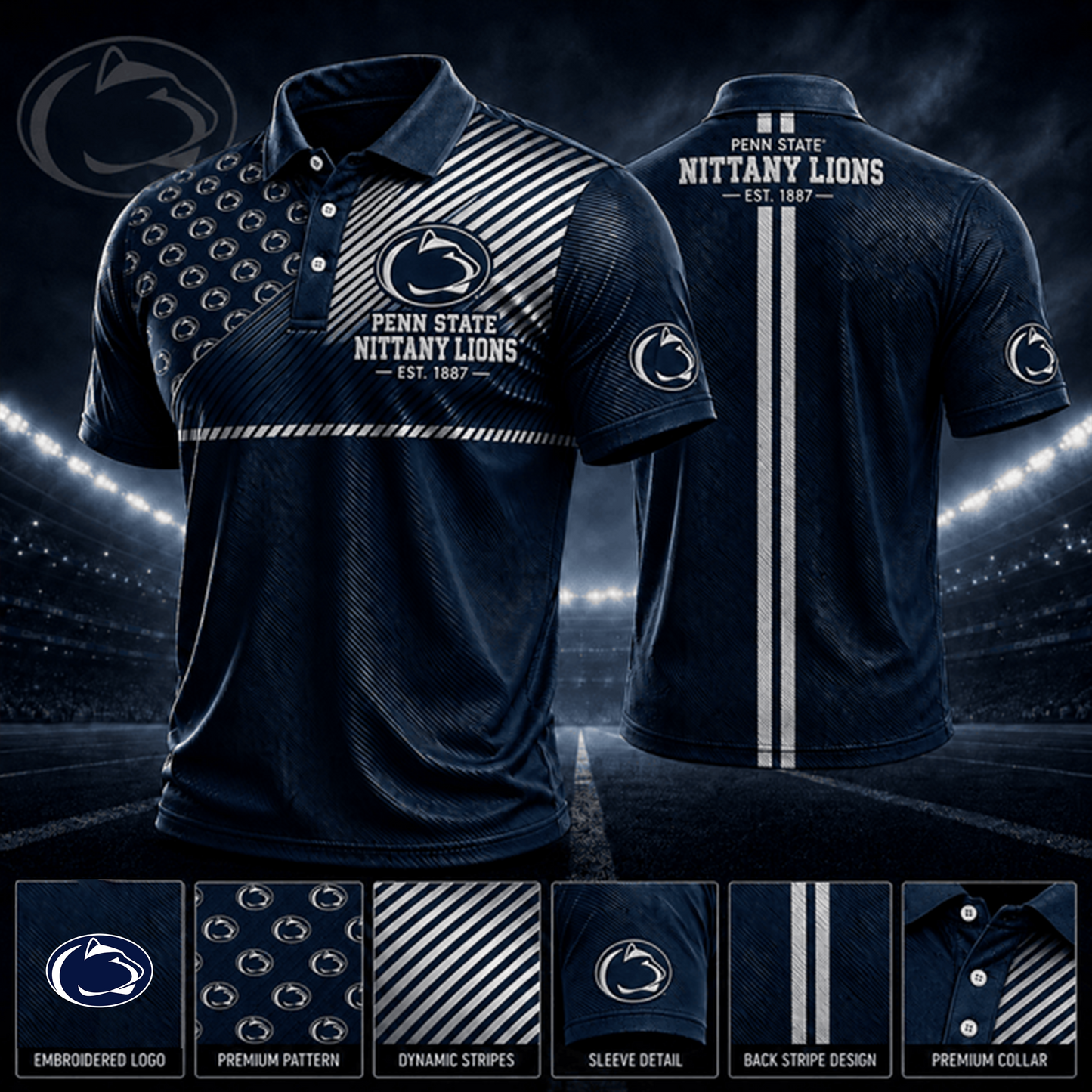 PREMIUM NCAA X PSNL EXCLUSIVE POLO SHIRT LIMITED EDITION