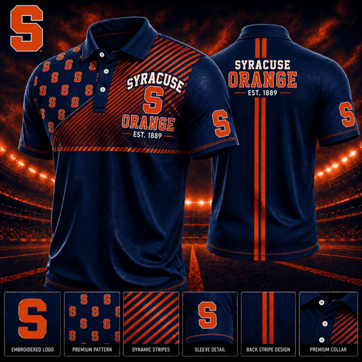 PREMIUM NCAA X SO EXCLUSIVE POLO SHIRT LIMITED EDITION