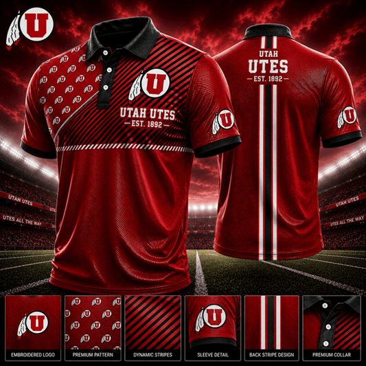 PREMIUM NCAA X UU EXCLUSIVE POLO SHIRT LIMITED EDITION