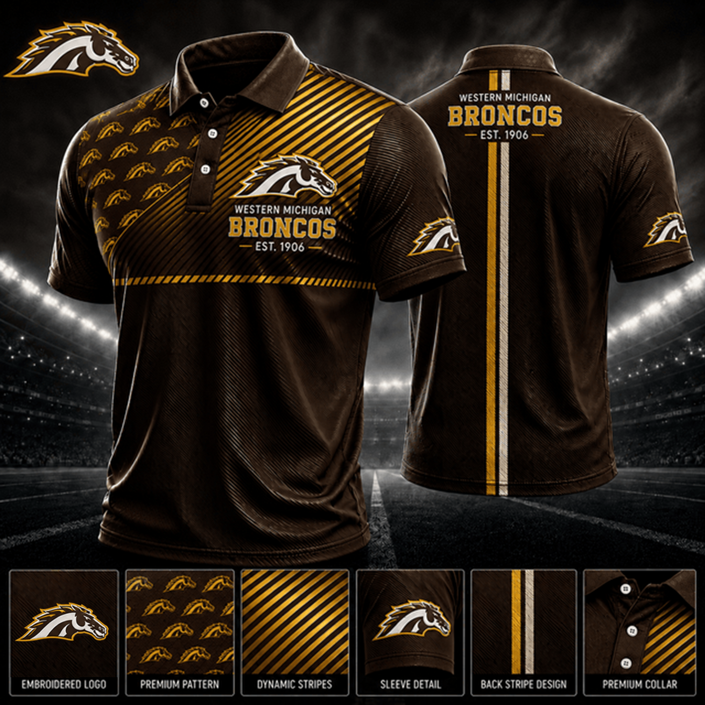 PREMIUM NCAA X WMB EXCLUSIVE POLO SHIRT LIMITED EDITION