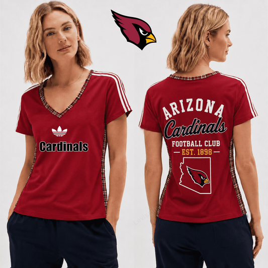 PREMIUM NFL X AC EXCLUSIVE Women's V-Neck T-Shirt LIMITED EDITION