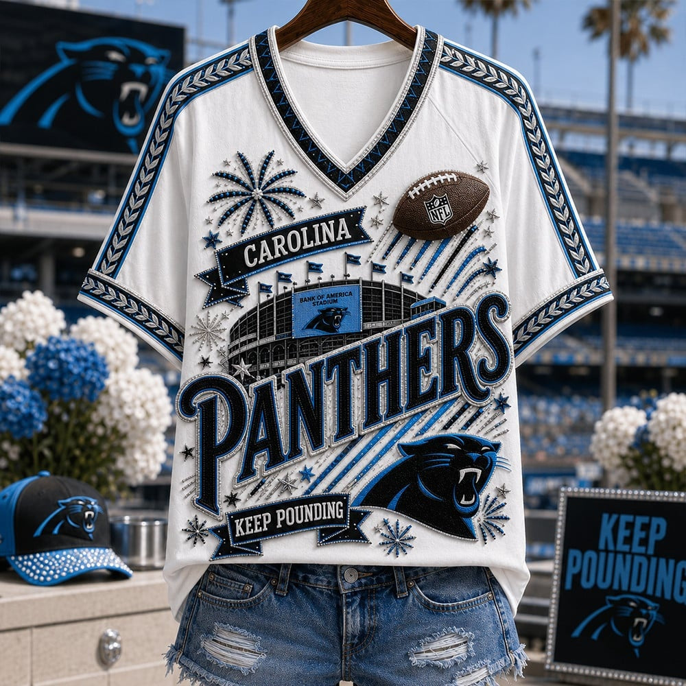 PREMIUM NFL X CAR EXCLUSIVE WOMAN V-NECK SHIRT LIMITED EDITION