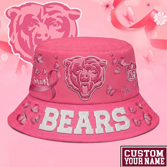 PREMIUM NFL X CB EXCLUSIVE BREAST CANCER SURVIOR BUCKET HAT