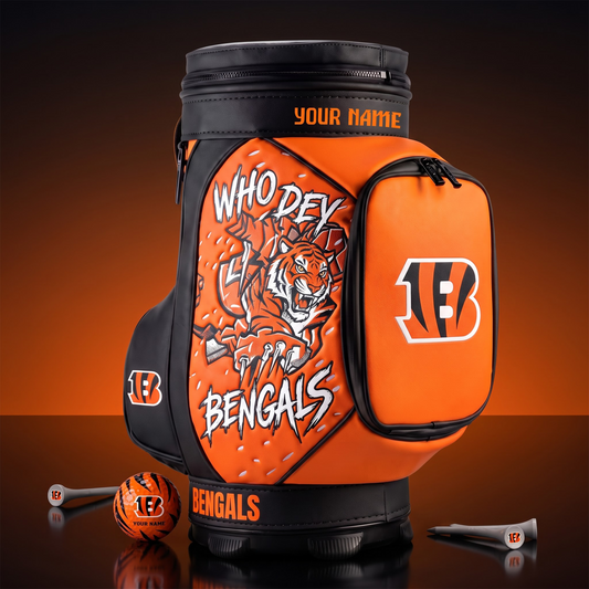 PREMIUM NFL X CIN EXCLUSIVE  PERSONALIZED CADDY COOLER LIMITED EDITION