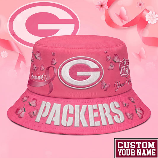 PREMIUM NFL X GBP EXCLUSIVE BREAST CANCER SURVIOR BUCKET HAT