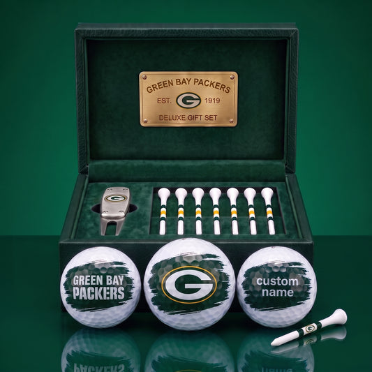 PREMIUM NFL X GBP EXCLUSIVE PERSONALIZED GOLF BALL SET LIMITED EDTION
