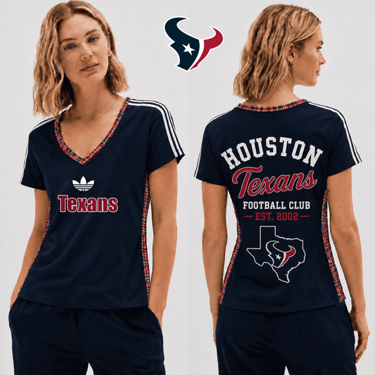 PREMIUM NFL X HT EXCLUSIVE Women's V-Neck T-Shirt LIMITED EDITION