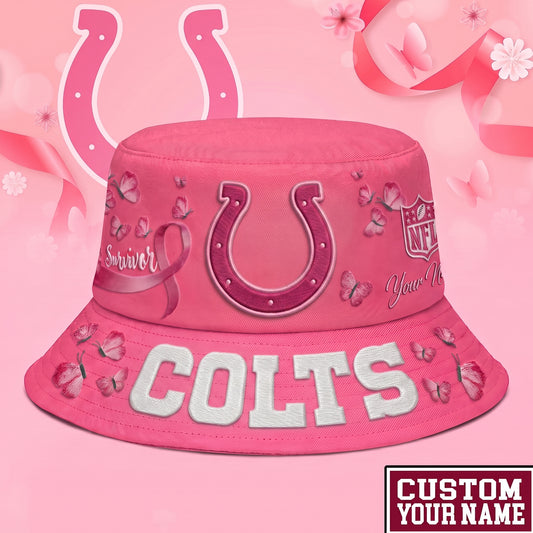 PREMIUM NFL X IC EXCLUSIVE BREAST CANCER SURVIOR BUCKET HAT