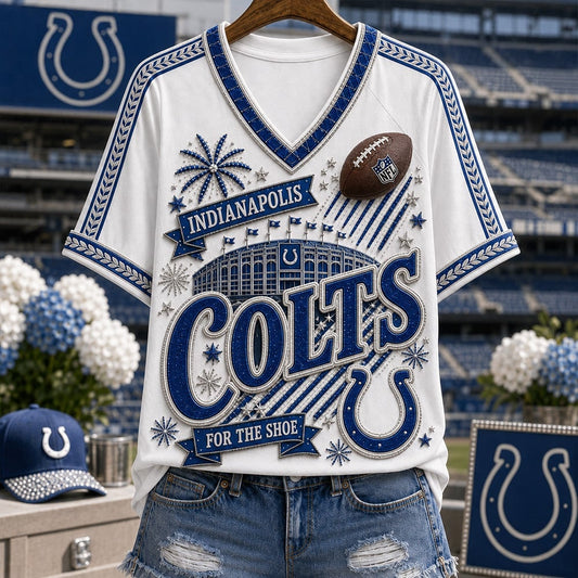 PREMIUM NFL X IND EXCLUSIVE WOMAN V-NECK SHIRT LIMITED EDITION