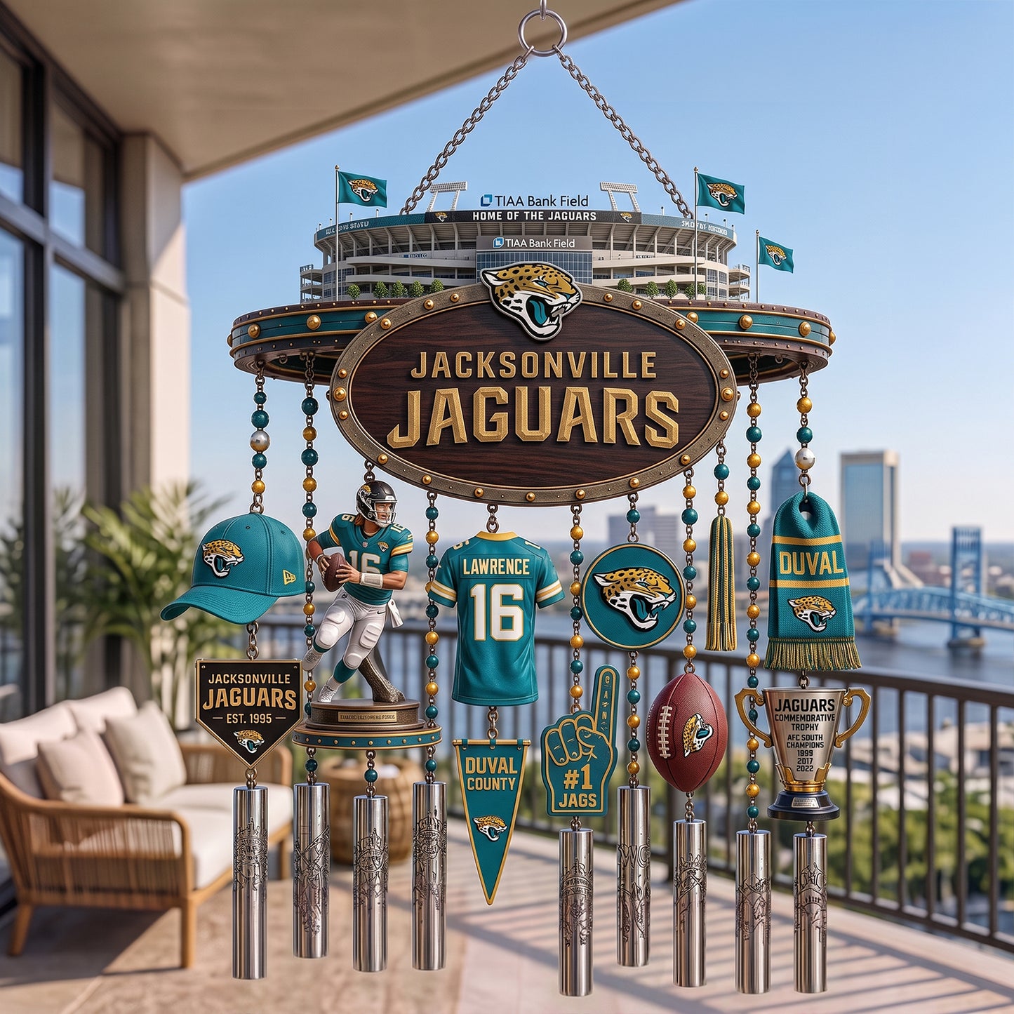PREMIUM NFL X JAC EXCLUSIVE Wind Chime LIMITED EDITION