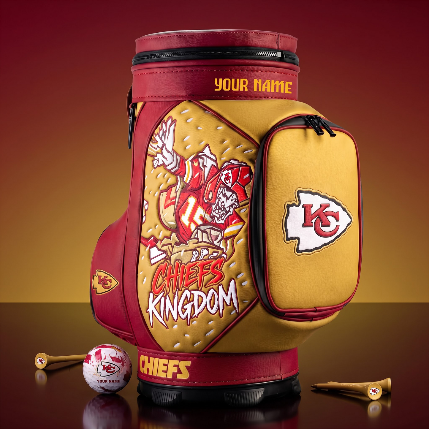 PREMIUM NFL X KCC EXCLUSIVE  PERSONALIZED CADDY COOLER LIMITED EDITION