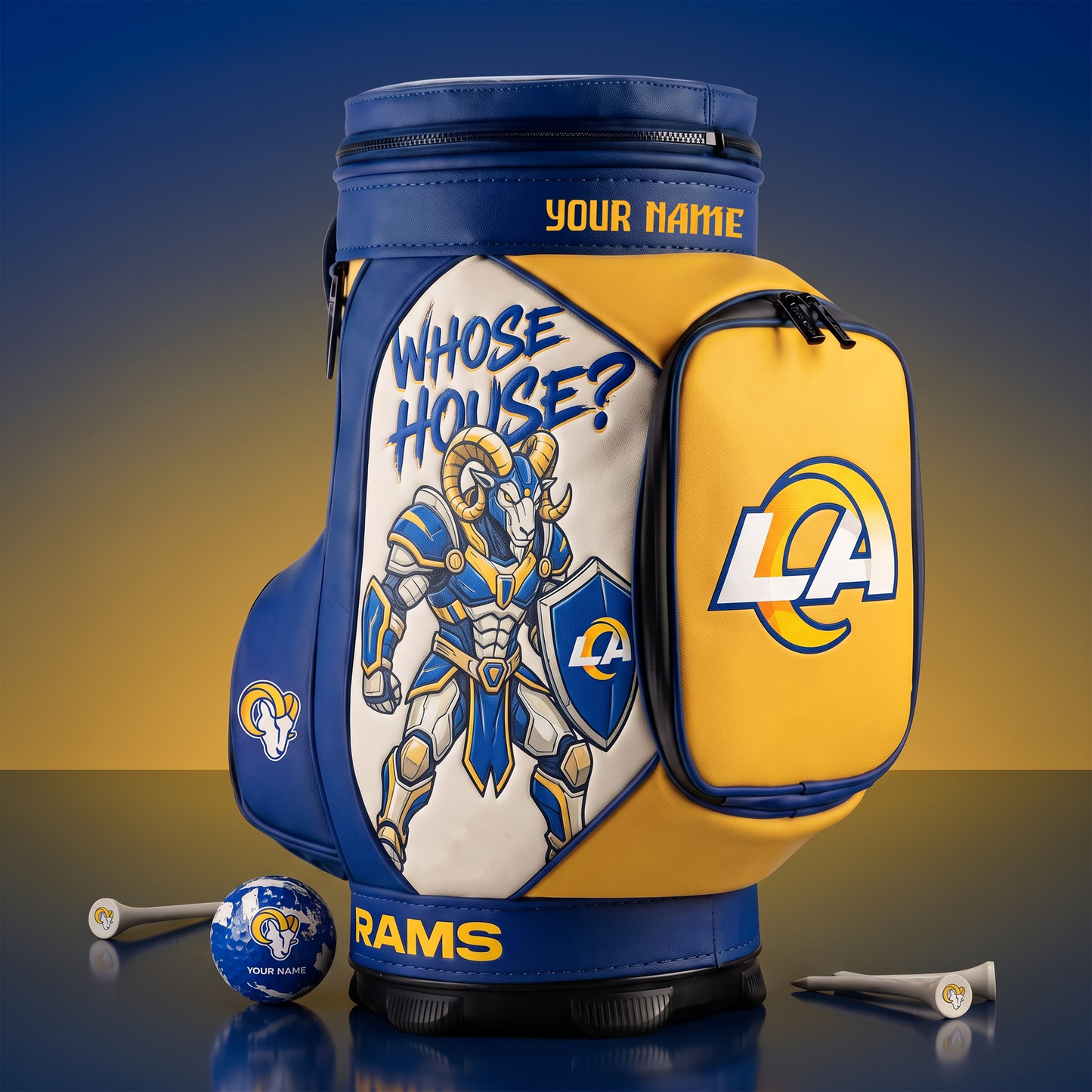 PREMIUM NFL X LAR EXCLUSIVE  PERSONALIZED CADDY COOLER LIMITED EDITION