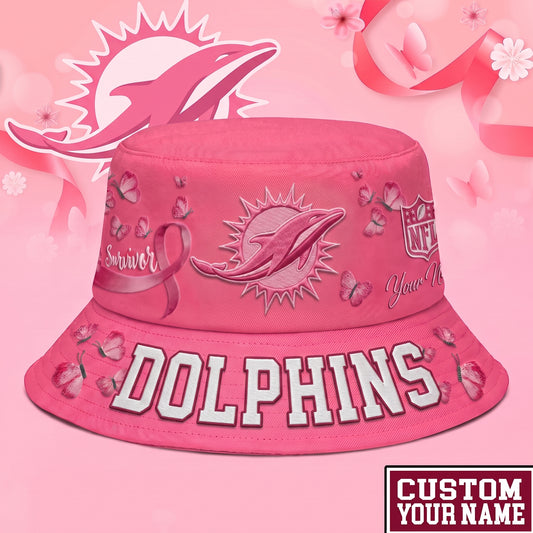 PREMIUM NFL X MD EXCLUSIVE BREAST CANCER SURVIOR BUCKET HAT
