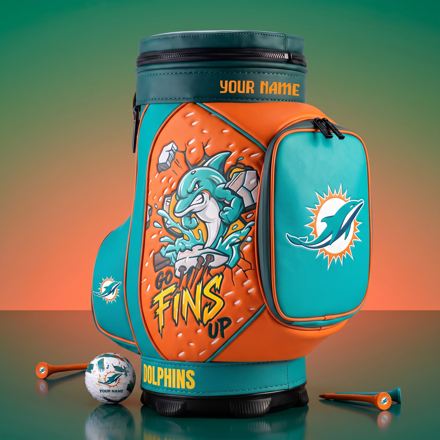 PREMIUM NFL X MD EXCLUSIVE  PERSONALIZED CADDY COOLER LIMITED EDITION
