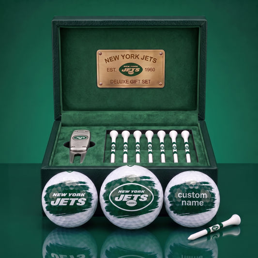 PREMIUM NFL X NYJ  EXCLUSIVE PERSONALIZED GOLF BALL SET LIMITED EDTION
