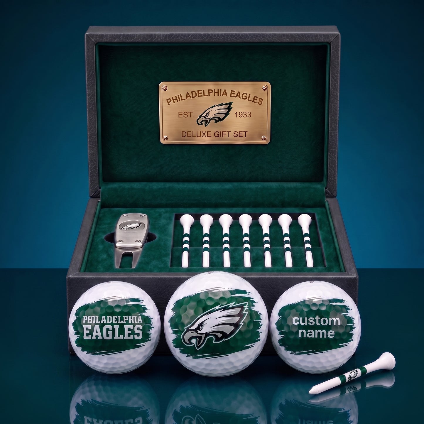PREMIUM NFL X PE EXCLUSIVE PERSONALIZED GOLF BALL SET LIMITED EDTION