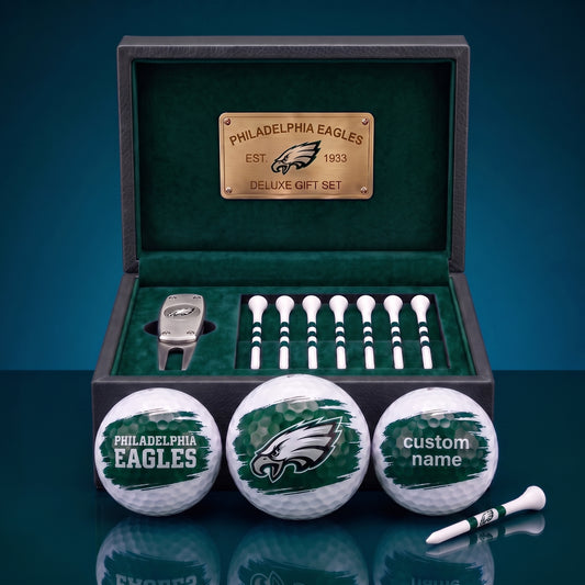 PREMIUM NFL X PE EXCLUSIVE PERSONALIZED GOLF BALL SET LIMITED EDTION