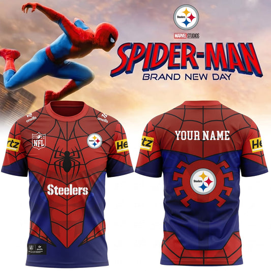 PREMIUM NFL X PIT EXCLUSIVE PERSONALIZED SPIDER-MAN SHIRT