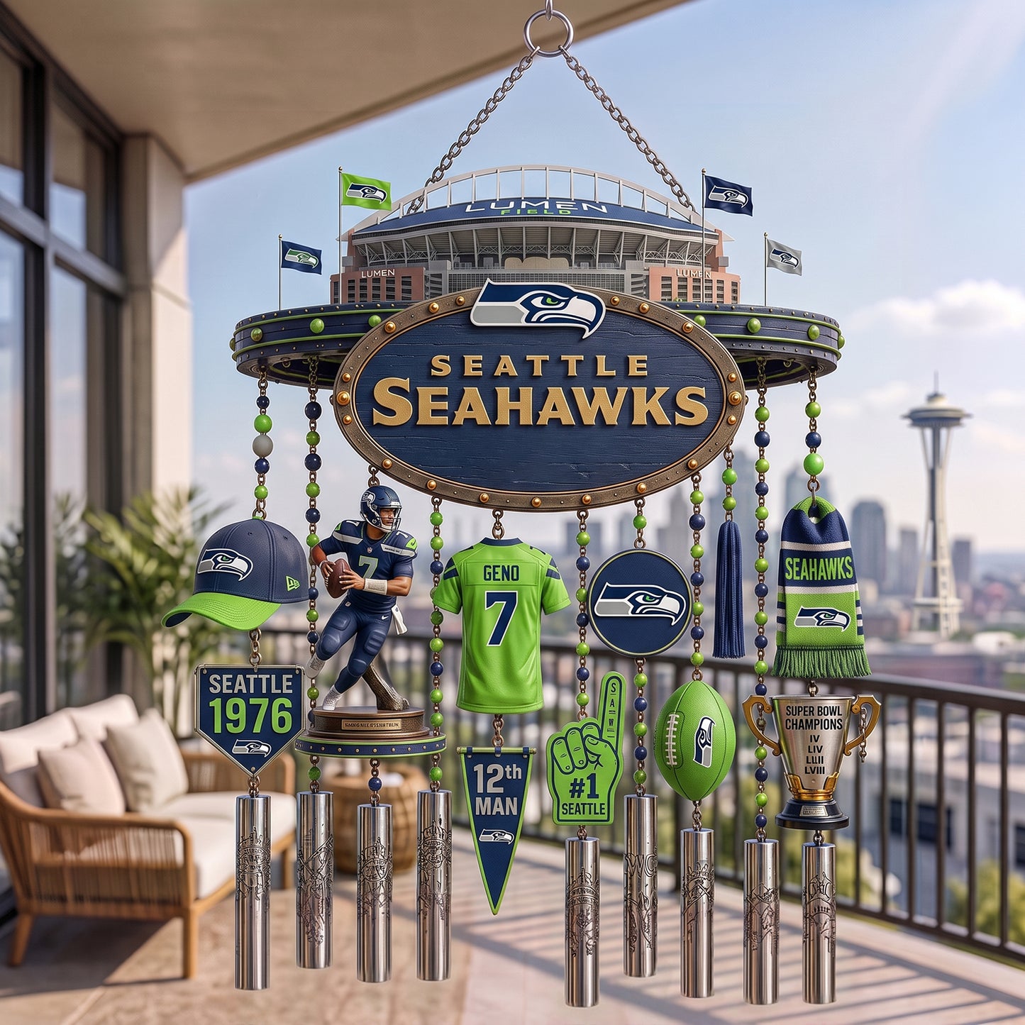 PREMIUM NFL X SEA EXCLUSIVE Wind Chime LIMITED EDITION