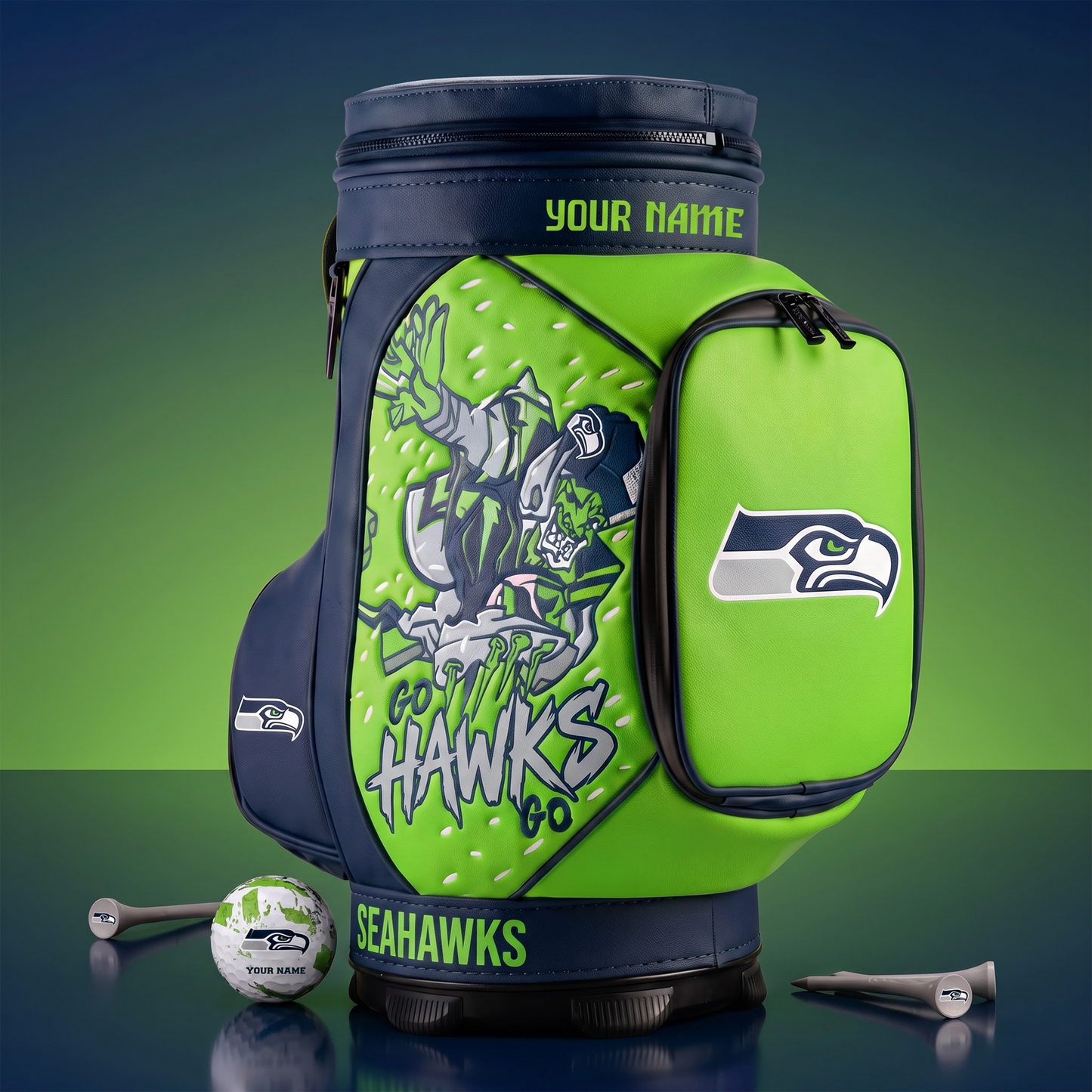 PREMIUM NFL X SS EXCLUSIVE  PERSONALIZED CADDY COOLER LIMITED EDITION