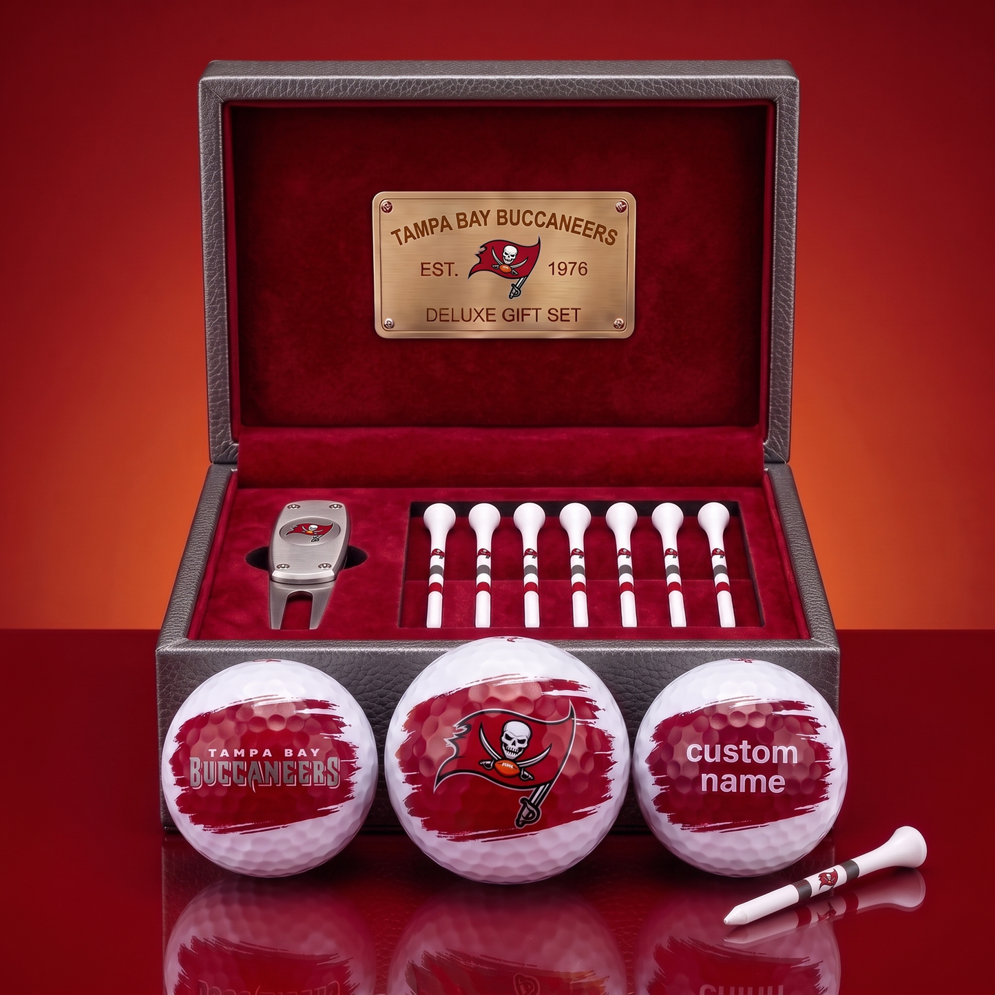 PREMIUM NFL X TBB EXCLUSIVE PERSONALIZED GOLF BALL SET LIMITED EDTION