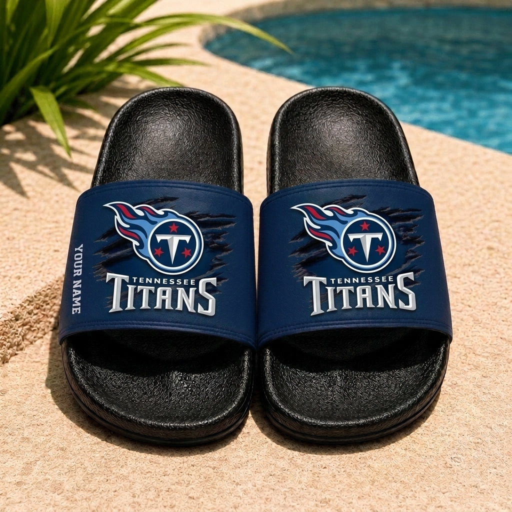 PREMIUM NFL X TEN EXCLUSIVE Unisex Slippers Custom Name For Summer Time