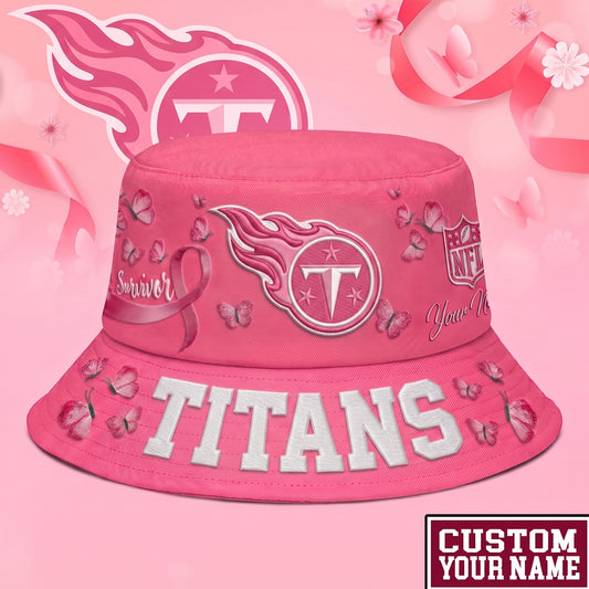 PREMIUM NFL X TT EXCLUSIVE BREAST CANCER SURVIOR BUCKET HAT
