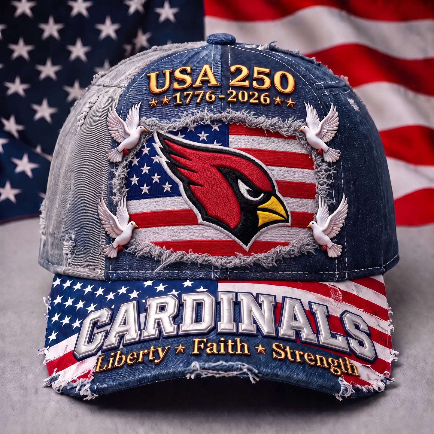 PREMIUM NFL x AC 250 Years Anniversary Of Freedom Cap V5