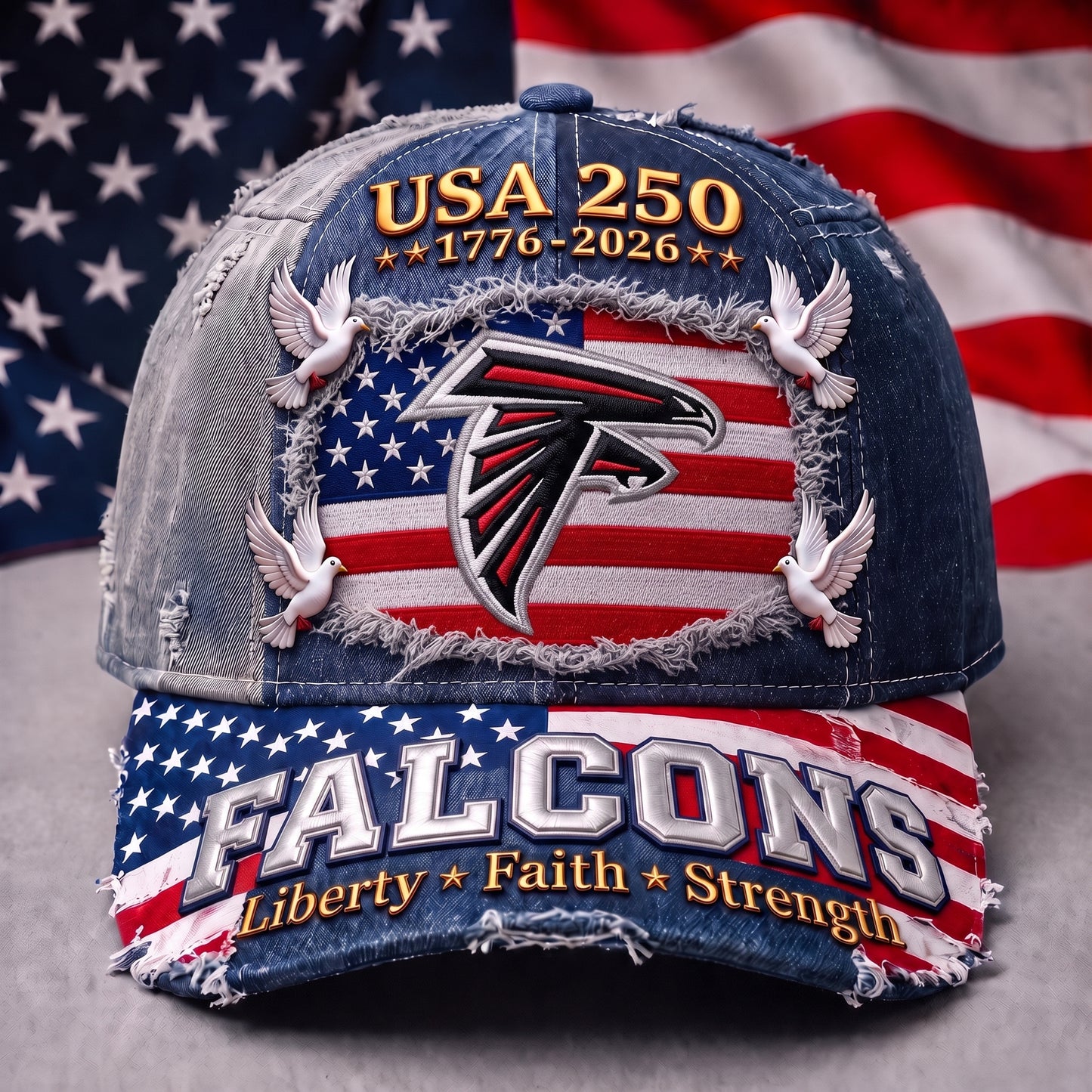 PREMIUM NFL x AF 250 Years Anniversary Of Freedom Cap V5